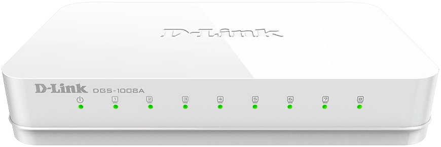 Коммутатор неуправляемый D-link DGS-1008A