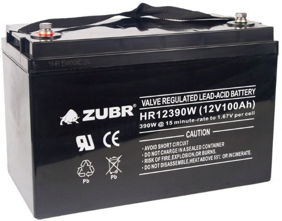 Батарея ZUBR HR12-390W(ZUBR)