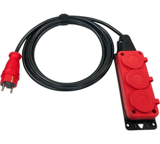 Удлинитель силовой iTOK i-CONNECT-COLOR-SU-PVS-325-3-54-3-RED