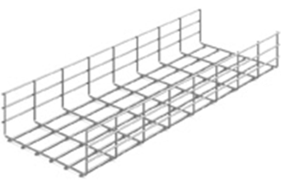 Лоток проволочный Ostec ПЛМ-300х105х3000-5,0-ЭЦ