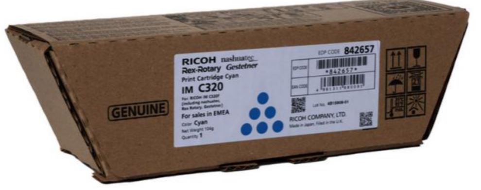 Тонер-картридж Ricoh 842657 Голубой