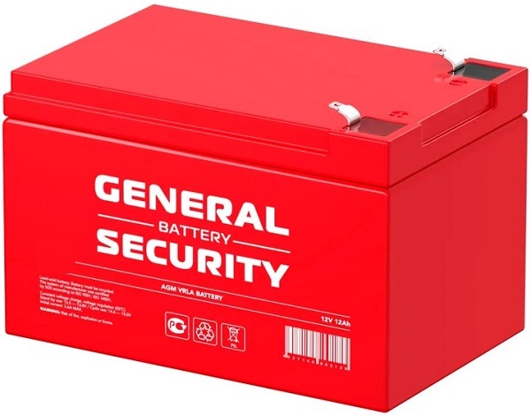 Аккумулятор General Security GS12-12L