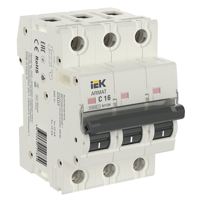 Автоматический выключатель IEK AR-M10N-3-C016