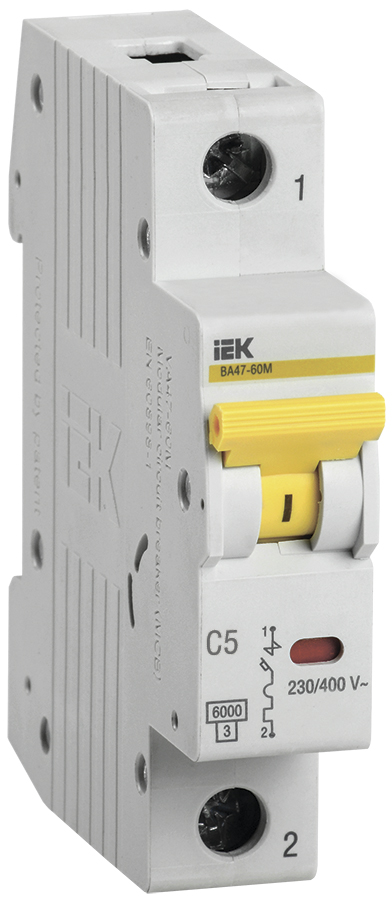 Автоматический выключатель IEK MVA31-1-005-C