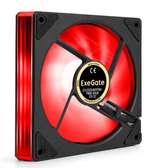 Вентилятор для корпуса Exegate EX12025H6PPRM-PWM.ARGB