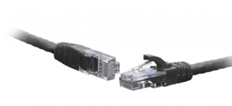 Кабель патч-корд U/UTP 5e кат. 5м SNR SNR-UU4-5E-050-LST-BK