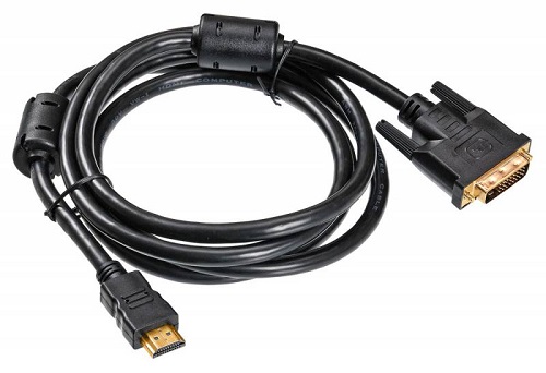 Кабель интерфейсный HDMI-DVI Buro HDMI-19M-DVI-D-1.8M