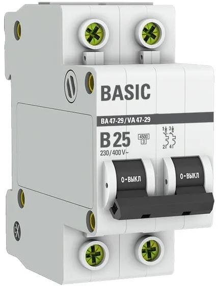 Автоматический выключатель EKF mcb4729-2-25-B