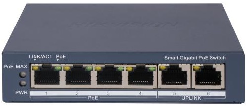 Коммутатор PoE HIKVISION DS-3E1506P-EI