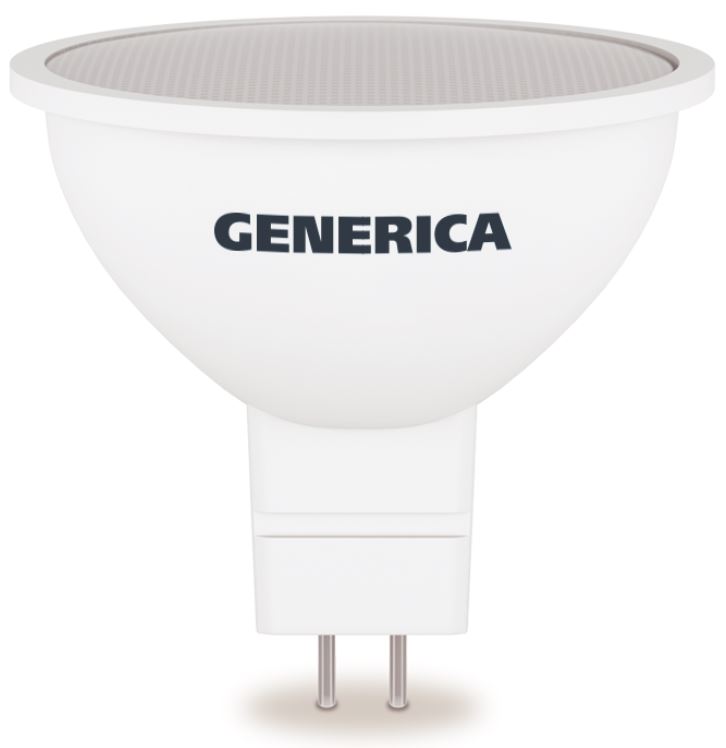 Лампа светодиодная GENERICA LL-MR16-08-230-40-GU5-G