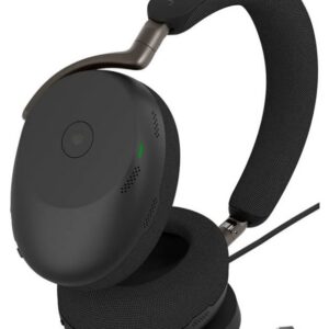 Беспроводная стереогарнитура Jabra Evolve 3 85 MS, Bluetooth, Проводной, Накладные, Черный, [38599-999-989]
