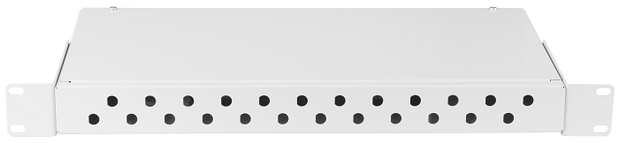 Кросс оптический стоечный 19" стационарный 1U NikoMax NMF-RP24FC-WS-ES-1U-GY