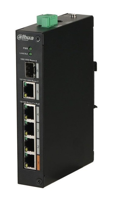Коммутатор PoE Dahua DH-PFS3106-4ET-60