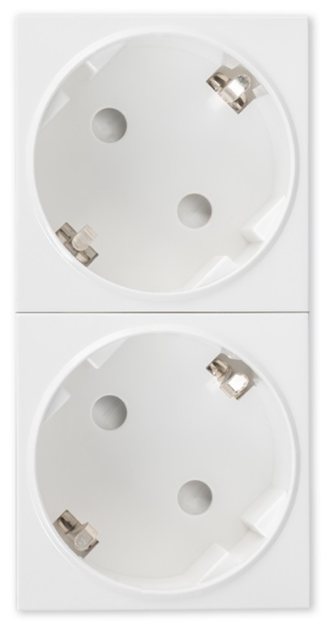 Розетка Filum FL-PWS-2P-WH/3