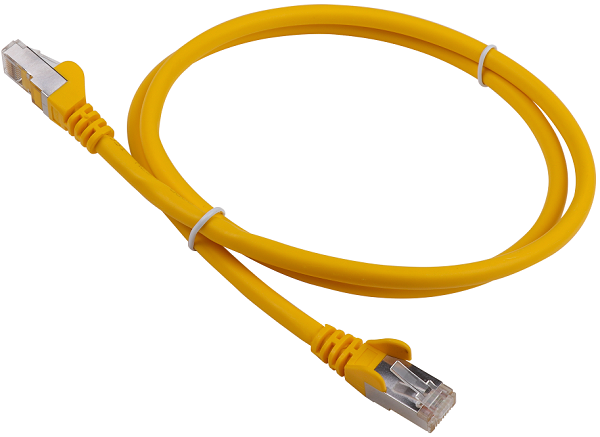 Кабель патч-корд FTP 6а кат. 10м Lanmaster LAN-PC45/S6A-10-YL