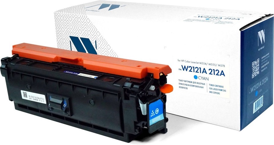 Тонер-картридж NVP NV-W2121A-212A-C Голубой