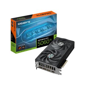 Видеокарта GIGABYTE nVidia GeForce RTX 5060 TI, 8 ГБ GDDR7, [GV-N506TEAGLE OC-8GD]