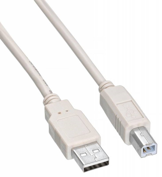 Кабель интерфейсный USB 2.0 Buro USB2.0-AM/BM-1.8M-MG