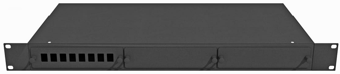 Кросс оптический стоечный TopLAN КРС-Top-1U-08SC/DLC-BK