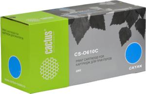 Тонер-картридж Cactus CS-O610C Голубой