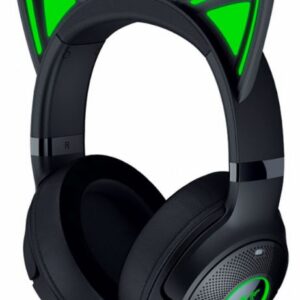 Беспроводная стереогарнитура Razer Kraken Kitty V2 BT, Bluetooth, Накладные, Черный, Зеленый, [RZ04-04860500-R3M1]