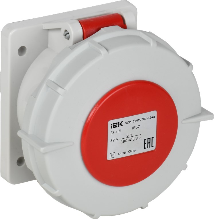 Розетка стационарная внутренняя IEK PSR62-032-4-0-67
