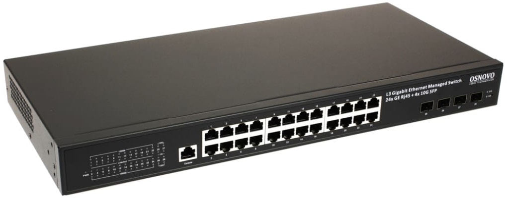 Коммутатор управляемый OSNOVO SW-24G4X-2L
