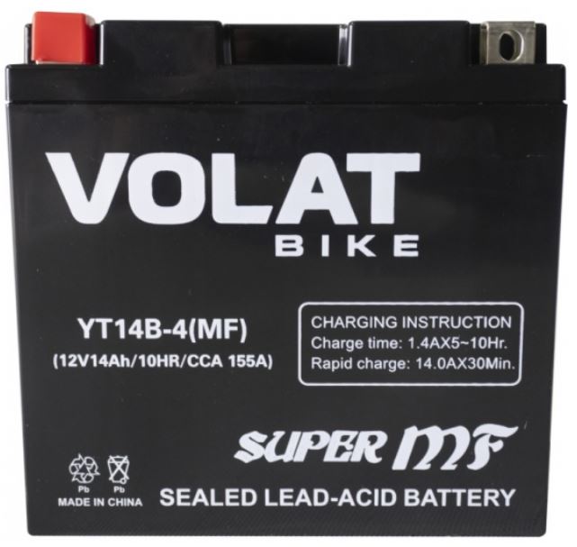 Батарея VOLAT YT14B-4(MF)Volat