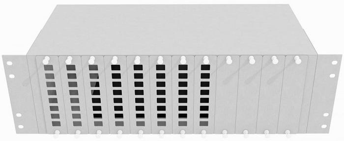 Кросс оптический стоечный TopLAN КРС-Top-3U-64SC/DLC-GY