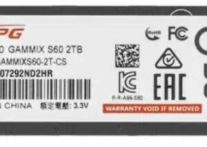 SSD накопитель 2000 ГБ ADATA AGAMMIXS60-2T-CS, PCIe 4.0 x4, [AGAMMIXS60-2T-CS]