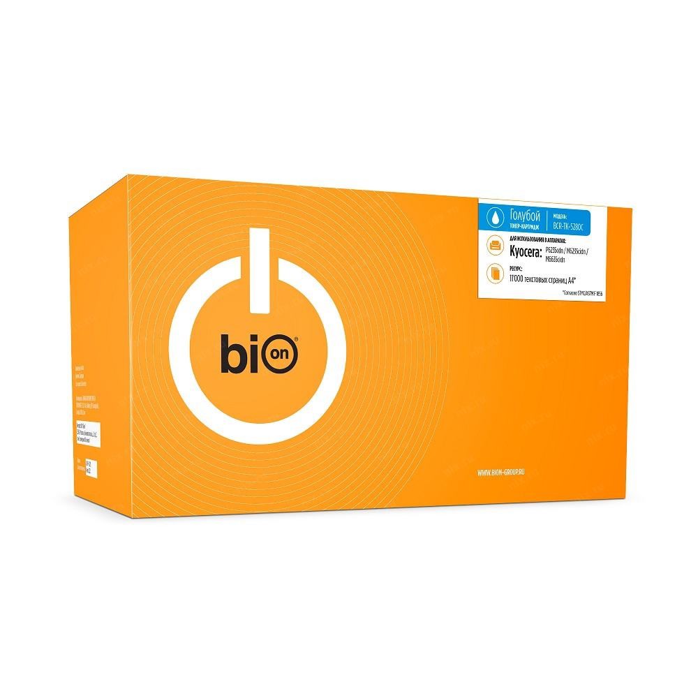 Тонер-картридж BION BCR-TK-5280C Голубой