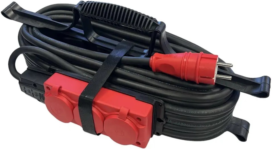Удлинитель силовой iTOK i-CONNECT-COLOR-SUR-KG-315-3-54-30-RED