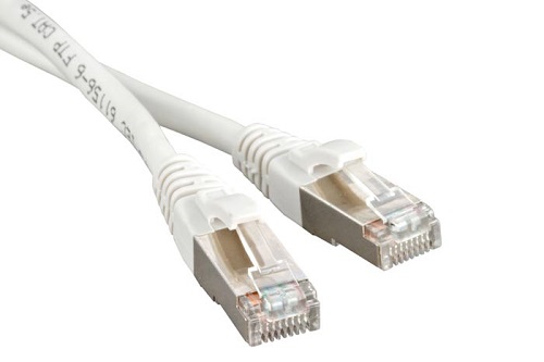 Кабель патч-корд F/UTP 5e кат. 20м Hyperline PC-LPM-STP-RJ45-RJ45-C5e-20M-LSZH-GY
