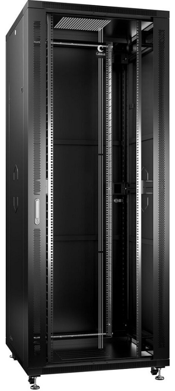 Шкаф напольный 19", 42U Cabeus SH-05C-42U80/80-BK
