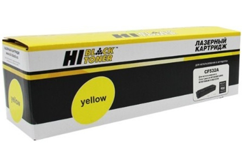 Тонер-картридж Hi-Black HB-CF532A Желтый