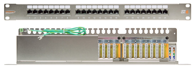 Патч-панель NikoMax NMC-RP24SE2-1U-MT