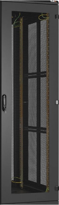 Дверь одностворчатая перфорированная TLK TFI-4260-P-R-BK