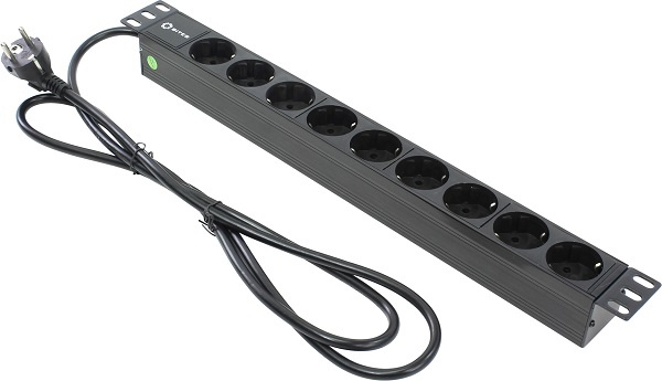 Блок розеток 19", 9 розеток 5bites PDU919P-02