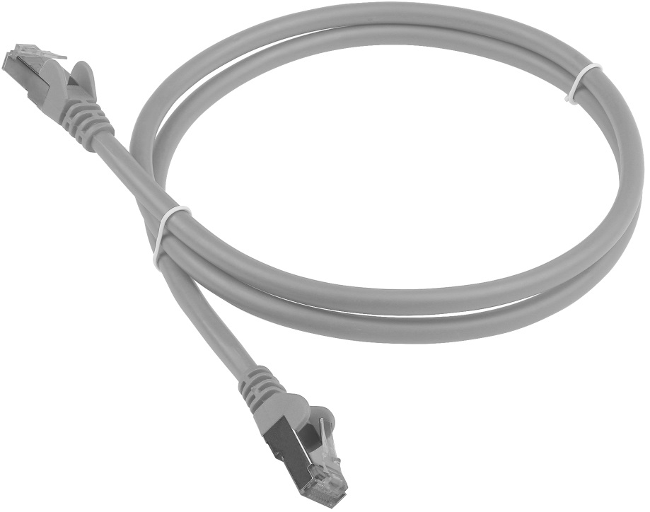 Кабель патч-корд F/UTP 6 кат. 10м Lanmaster LAN6-S45-45-10.0-GY