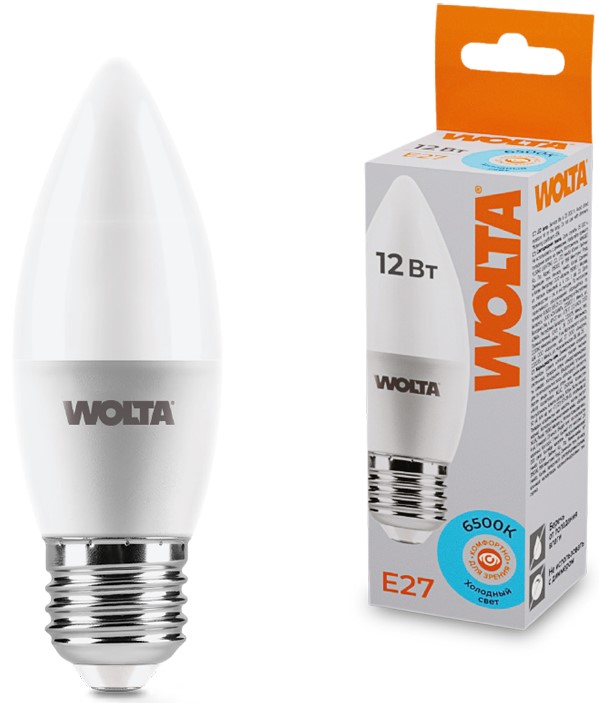 Лампа светодиодная WOLTA 25WC12E27