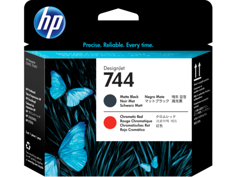 Тонер-картридж HP 744 Красный, Черный матовый