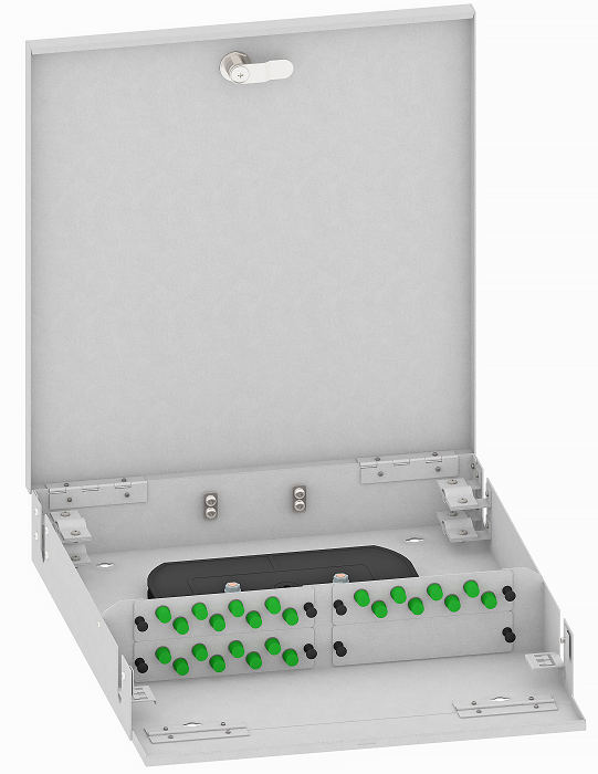 Кросс оптический настенный TopLAN КРН-Top-24FC/A-OS2-GY
