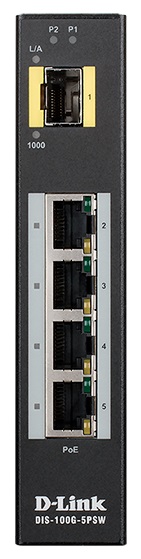 Коммутатор промышленный неуправляемый D-link DIS-100G-5PSW/A1A