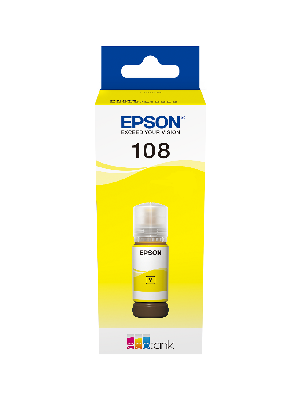 Тонер-картридж Epson 108 EcoTank Ink Желтый