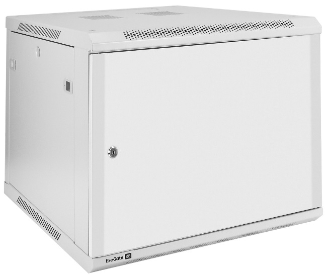 Шкаф настенный 19", 9U Exegate EC-WM-9U.600.M.GREY