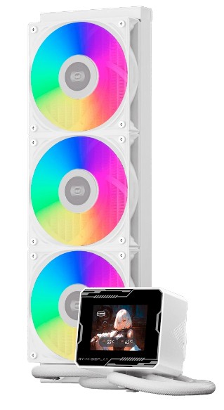 Система охлаждения жидкостная PCCooler GT360M Display ARGB WH