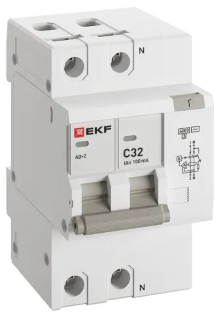 Автомат дифференциальный EKF DA2-6-32-100-pro