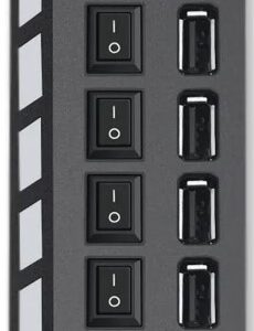 Разветвитель USB 2.0 Gembird UHB-U2P7-01