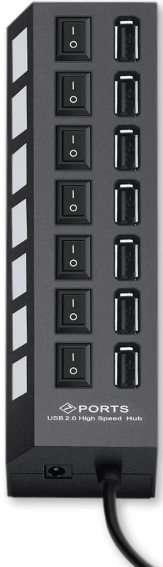 Разветвитель USB 2.0 Gembird UHB-U2P7-01