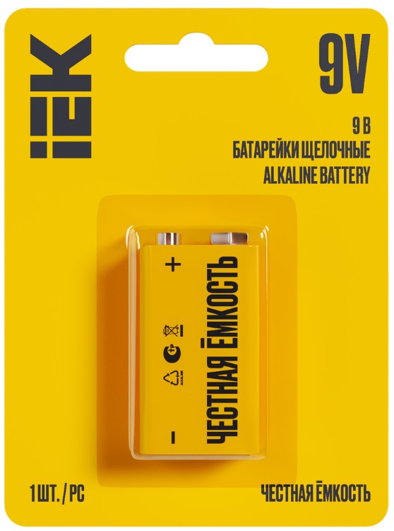 Батарейка IEK ABT-6LR619V-OP-L01